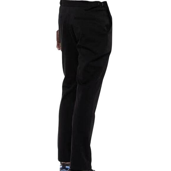 d.RT Trouser Dress Pants Slim Fit 36x30 Adjustable Tab Waist Adjustable Length - Picture 1 of 7